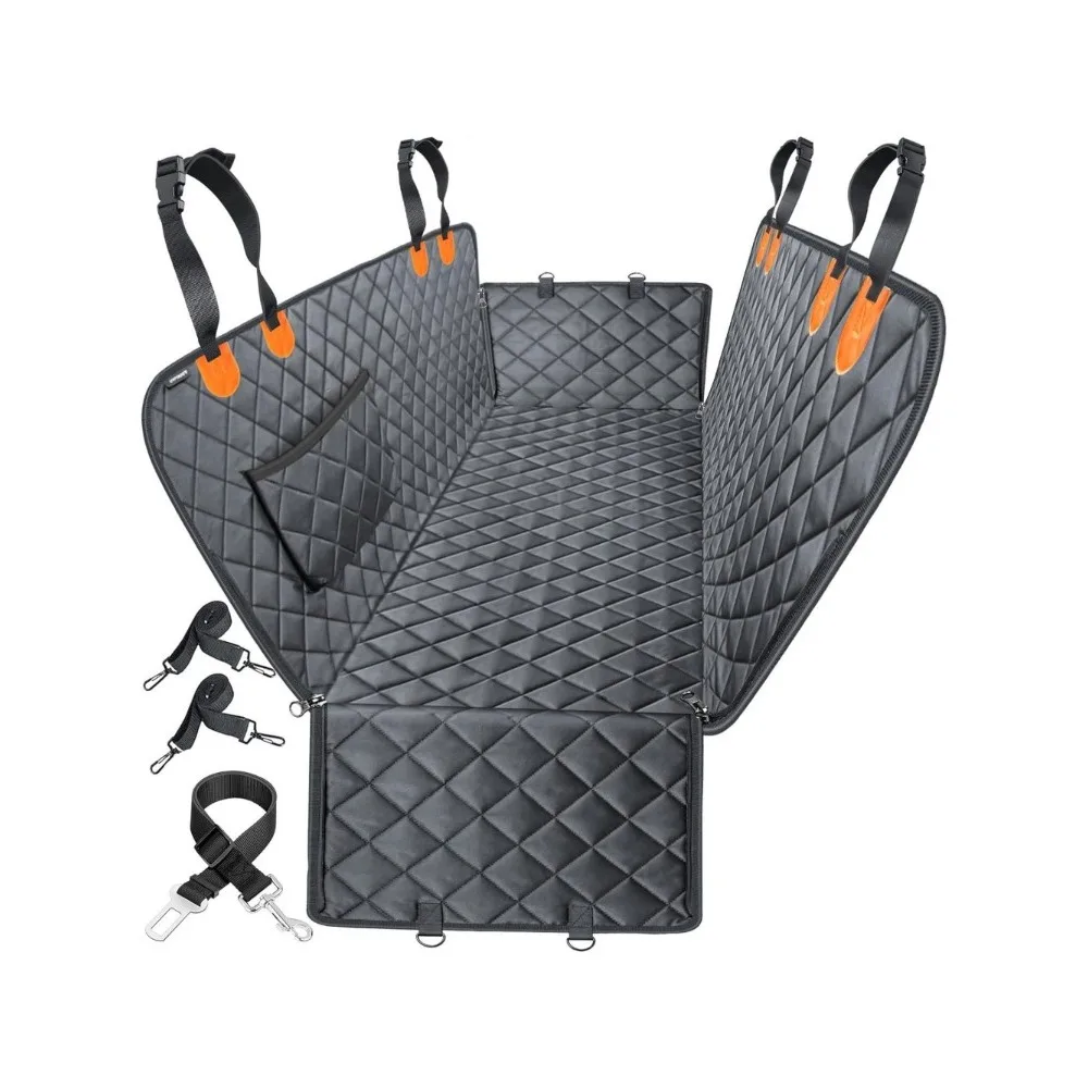 Carriage Bed - 防水・防汚ペットカーシートカバー、後部座席用ドッグマット、滑り止めと耐久性のあるペットカーカッション（旅行用）卸売