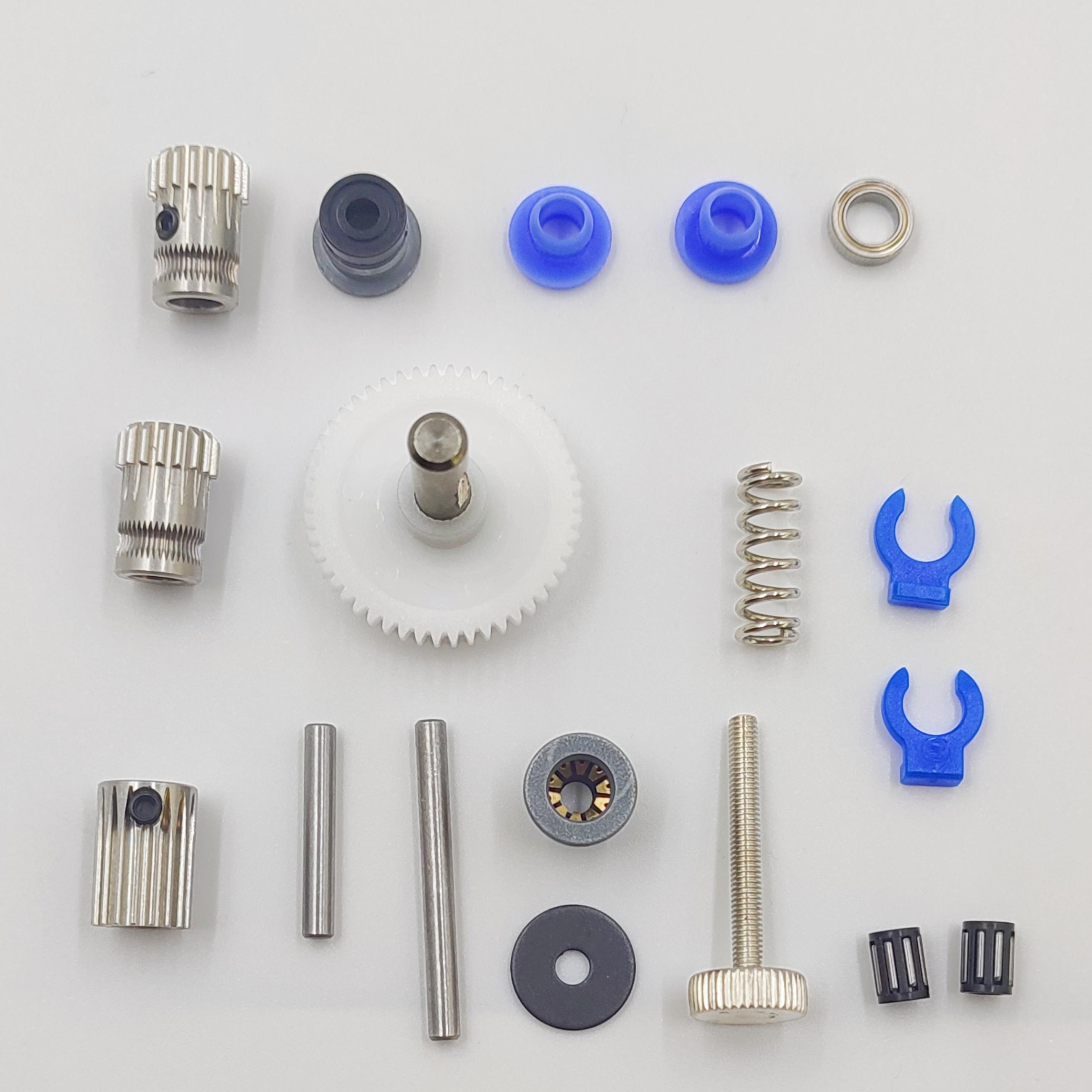 Direct Drive Extruder - デュアルドライブギア強化鋼製アップグレードキット。BMGエクストルーダー用、Prusa I3 3Dプリンター用、ボウデンエクストルーダー用。