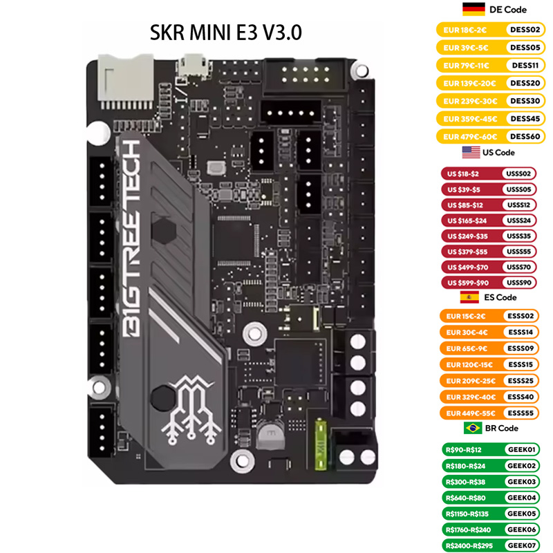 Direct Drive Extruder - Bigtreetech-3Dプリンター部品 Mini e3 v2 tmc2209 Ender