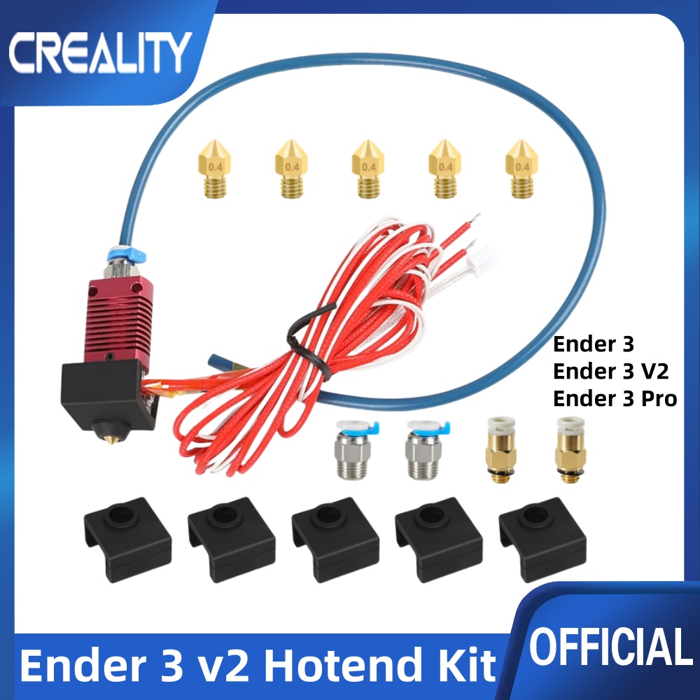 Direct Drive Extruder - ホットエンドアップグレード,Creality ender 3 pro/ender 3 v2用のPTFEチューブ付き押出機,ホットエンドキット