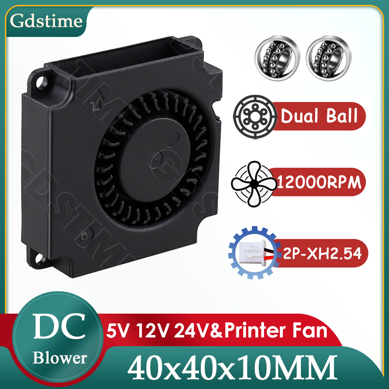 Gdstime 4010ファン 24V 12V 5V 40M - Hotend Assembly のレビューと価格