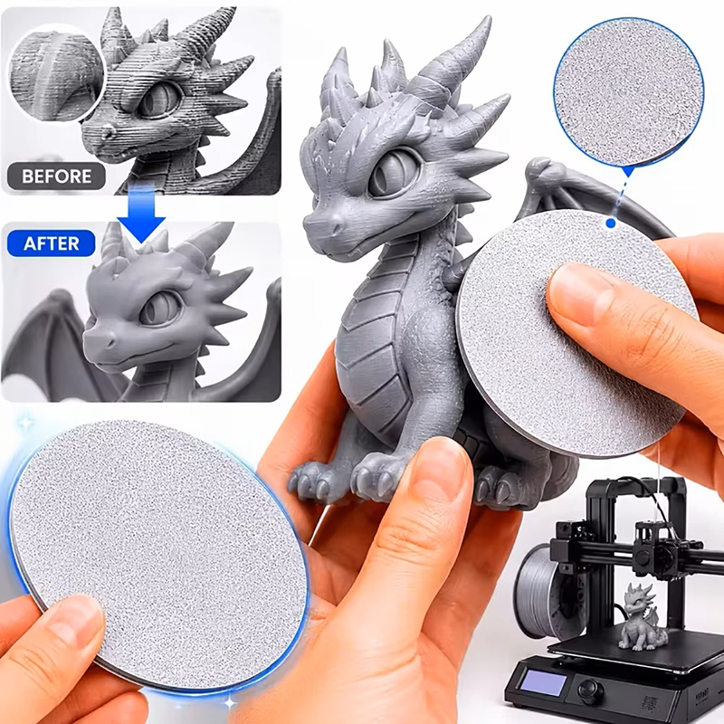 3Dプリンター用レジン研磨ディスク、PLA層のライン除去ツー - Resin Printer のレビューと価格