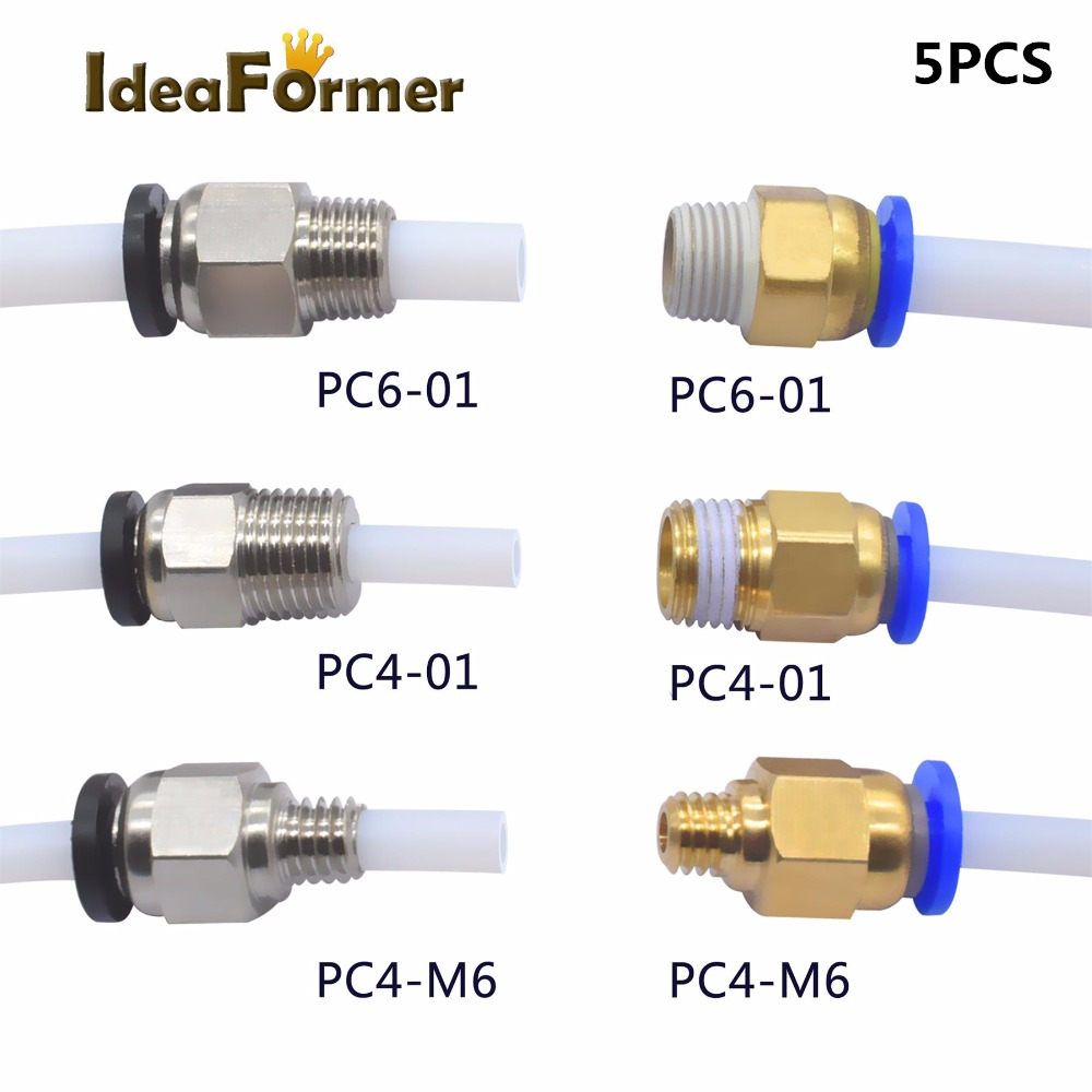 5 個クイックフィッティング PC4-01 PC6-01 P - Filament 1.75 のレビューと価格