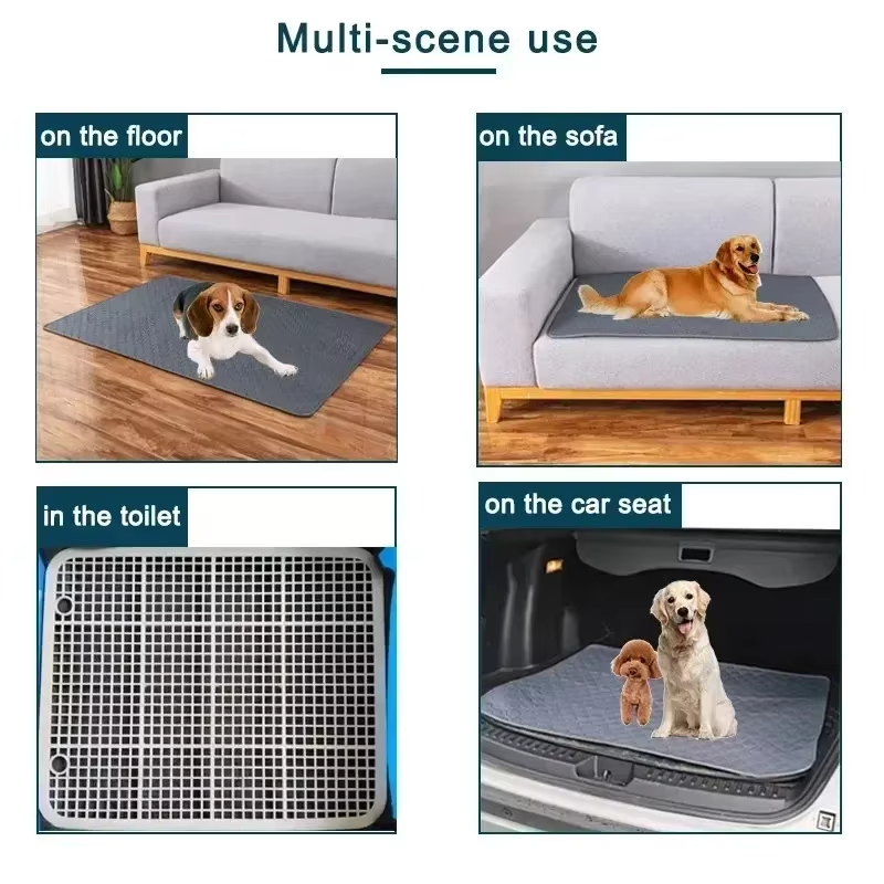 犬用おしっこパッド、洗濯可能、再利用可能、滑り止め付き、ペッ - Carriage Bed のレビューと価格