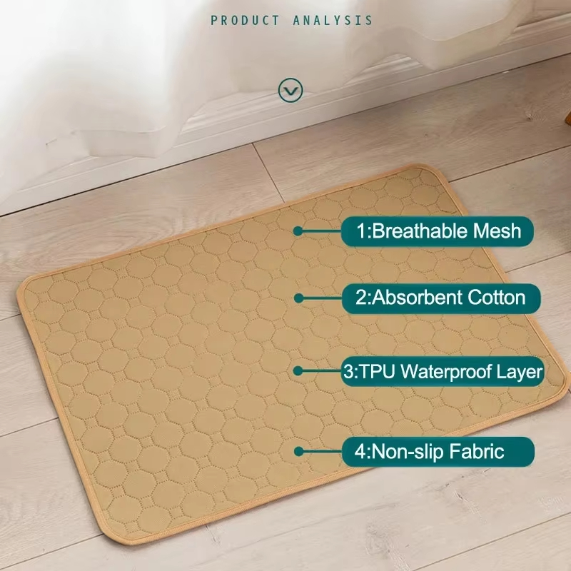 犬用おしっこパッド、洗濯可能、再利用可能、滑り止め付き、ペッ - Carriage Bed のレビューと価格