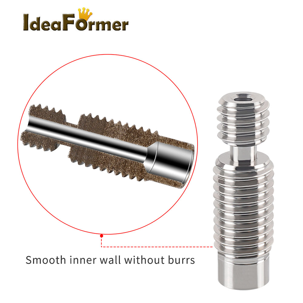 スロート-ステンレス鋼の3Dプリンター部品,高さ26mm,v - Direct Drive Extruder のレビューと価格